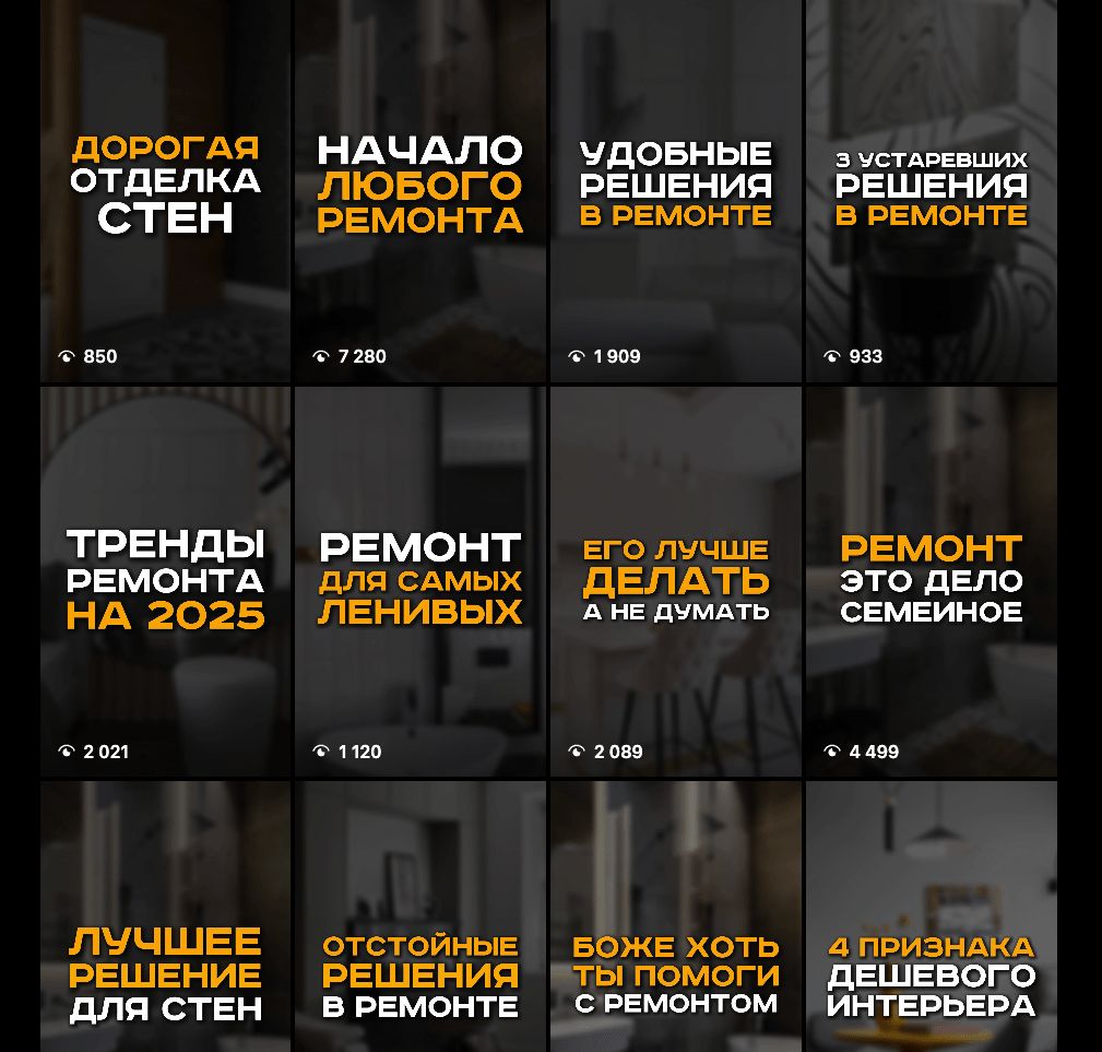 Instagram coverage Perimetr Remonta
