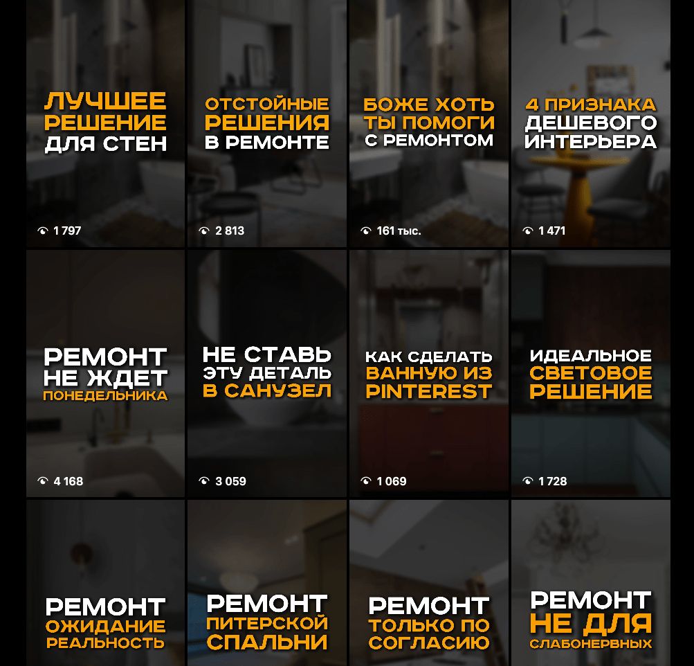 Instagram Statistics Perimetr Remonta